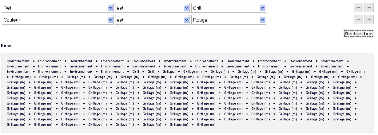 Searching for a product part