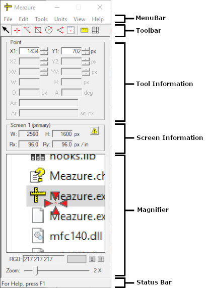 Program layout