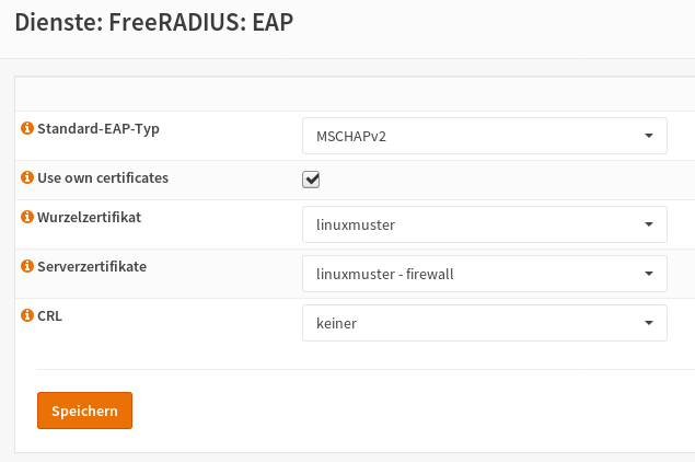 OPNsense FreeRADIUS EAP